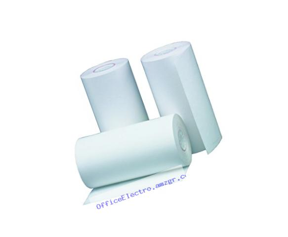 PM Company One-Ply Financial/Teller Papers, 4-1/2 x 90 Feet, Self-Contained, 48 Rolls per Carton (08909)