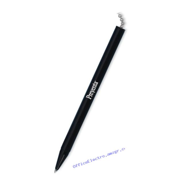 PM Company Snap-on Refill Pen for Preventa Standard Counter Pen, Medium Point, Black Ink (05058)