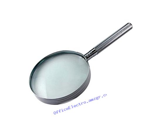 SE MM2035 4x Chrome-Plated Handheld Magnifier