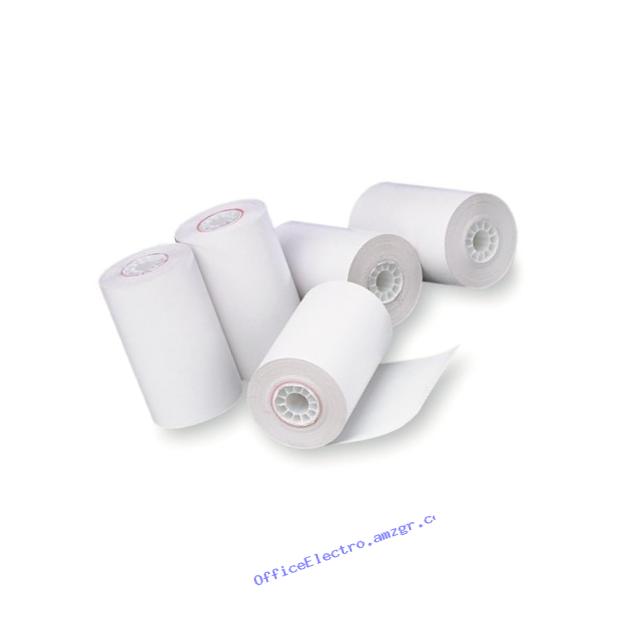 PM Company Cash Register/POS One-Ply Receipt Rolls, 1.75 Inches Width, 150 Feet Length, White, 10 per Pack (18996)