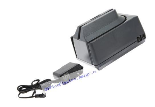 MagTek 22533003 Mini MICR Check Reader with USB Interface, 17 in/s Scan Speed, 12V, Dark Gray