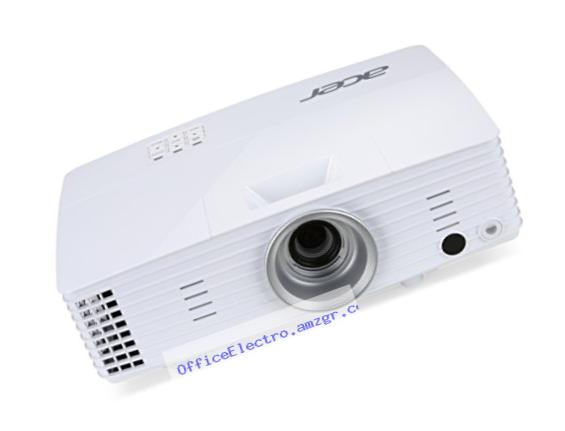 Acer H6502BD 1080P 3D DLP Home Theater Projector, White (2016 Model)