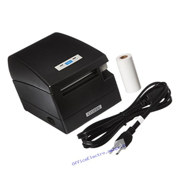 Citizen America CT-S2000UBU-BK CT-S2000 Series Hi-Speed POS Thermal Printer, 220 mm/Sec Print Speed, 42 Columns, USB, Internal Power Supply, Black
