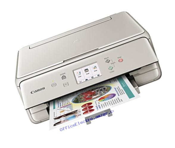 Canon Compact TS6020 Wireless Home Inkjet All-in-One Printer, Copier & Scanner, Mobile Printing, Auto Duplex and Business Card Printing, Gray