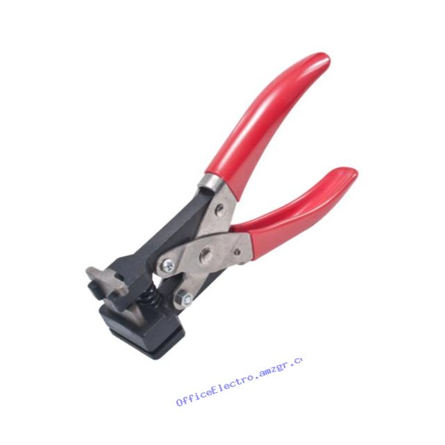 McGill Handheld Hanger Hole Punch, Punch Out Dimension: 1 x 5/16 Inches, Metal, Black/Red (MCG16200)