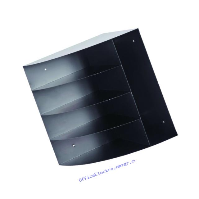 STEELMASTER Steel 11 x 13 x 11 Inches, 4-Way Corner Organizer, Black (264C10004)