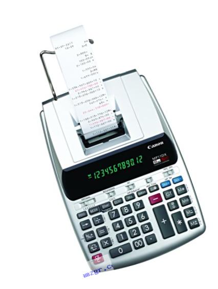 Canon MP11DX-2 Desktop Printing Calculator with Currency Conversion, Clock and Calendar