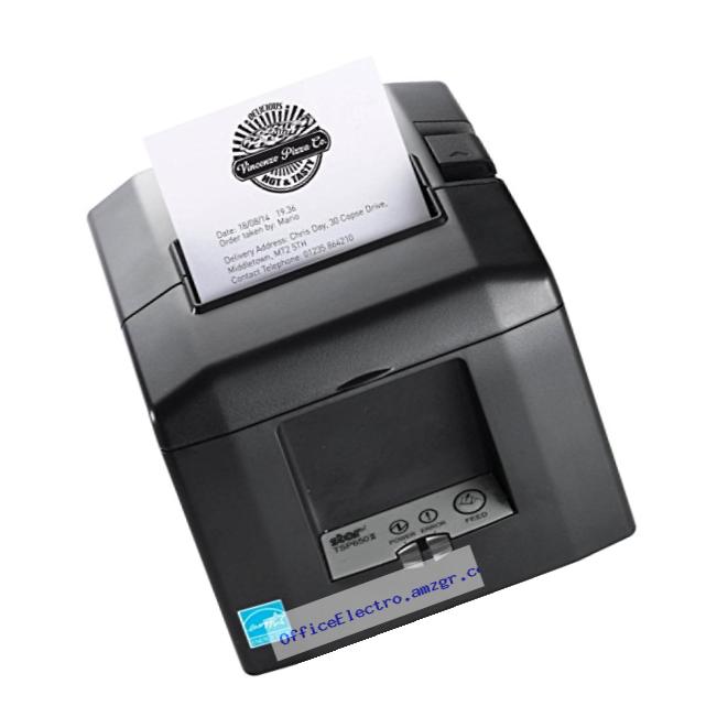 Star Micronics 39481260 Model TSP654IIBI 24 WHT US Thermal Printer, Cutter, Bluetooth, IOS, With External Power Supply, Auto Connect On, White