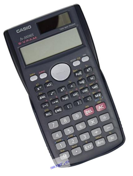 Casio FX-300MS Scientific Calculator, Black
