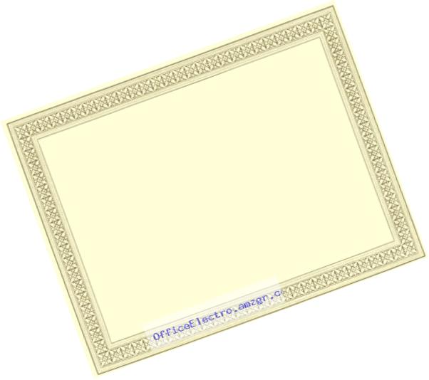Geographics Flourish Premium Certificates (Gold Foil),8.5 x 11