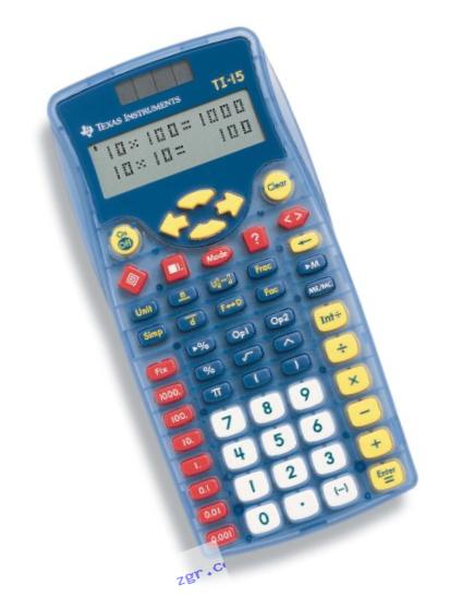 Texas Instruments TI-15 Explorer Elementary Calculator