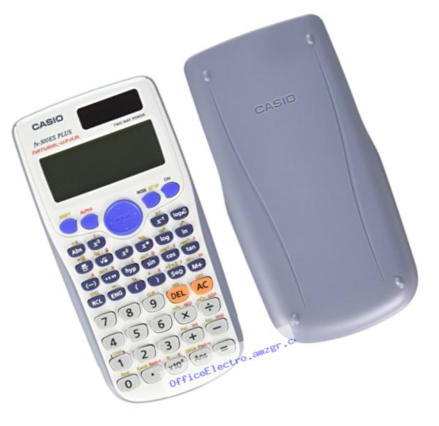 Casio FX300ESPLSWE Scientific Calculator, White Display