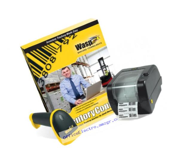 Wasp Inventory Control Standard Software with WWS550i Handheld Barcode Scanner and WPL305 Barcode Printer