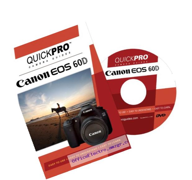Canon 60D Instructional DVD by QuickPro Camera Guides