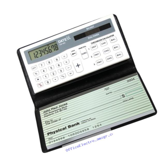 Datexx DB-403 3-Memory Checkbook Calculator