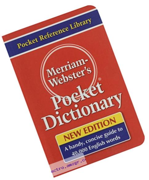 Merriam-Webster Red Pocket Dictionary Printed Book (MER530)