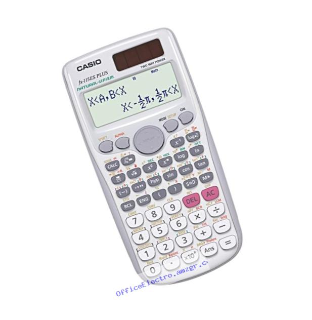 Casio FX115ESP-WE Scientific Calculator, White Display