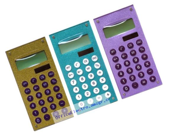 Inkology Glam Rock Glitter Calculator, Single Unit, Color May Vary (641-1N)